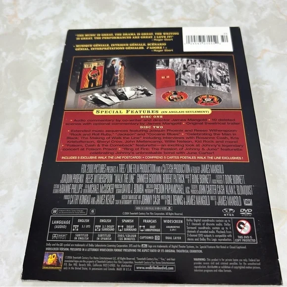Walk The Line (2 Disc Collectors Edition) with Extras DVD 2005 - Picture 2 of 8